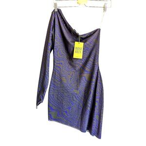 Maisie Wilen Calabasas CA Bodycon Mesh Mini Dress 💎 Dress REVERSIBLE